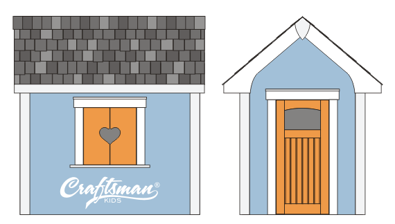 Проект за интериорна детска къщичка "Крафтсман"