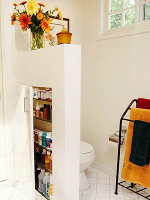 Вътрешна стена в банята