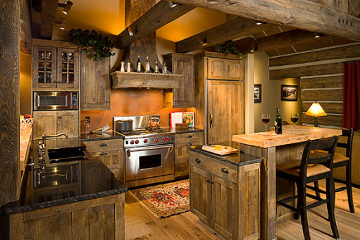 Кухня в планински стил