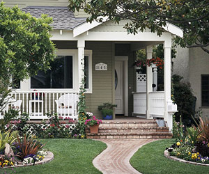 Красиво оформена веранда