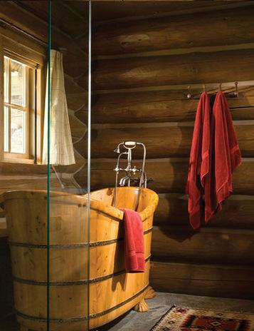 Вана от дърво