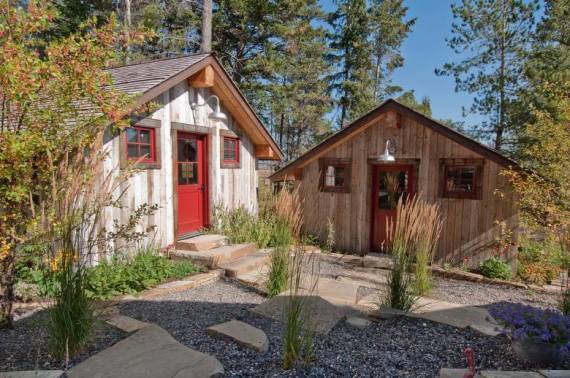 Екстериорни решения от употребяван дървен материал Екстериор със стара дървесина