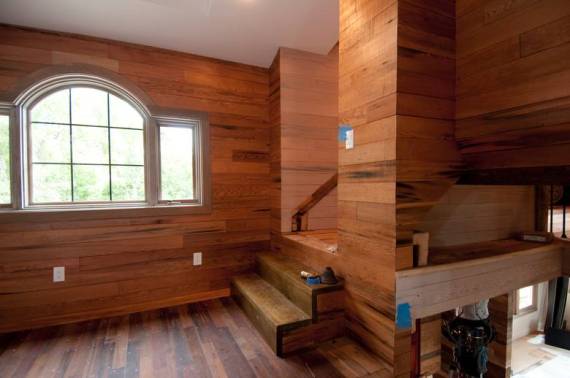 Дневна от състарена дървесина Дневна от състарена дървесина