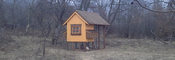 стилен селски кокошарник